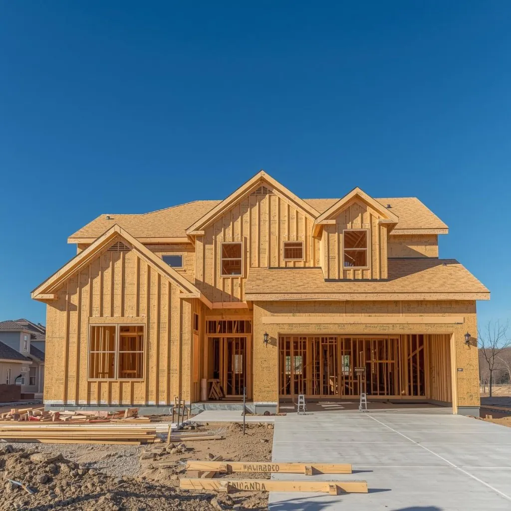 New construction home being built in Southeast Louisiana requiring phased inspection services
